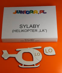 Sylaby-Helikopter-Paradygmat La - 10165