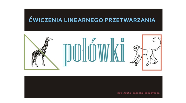 ĆWICZENIA LINEARNEGO PRZETWARZANIA-POŁÓWKI - 10774