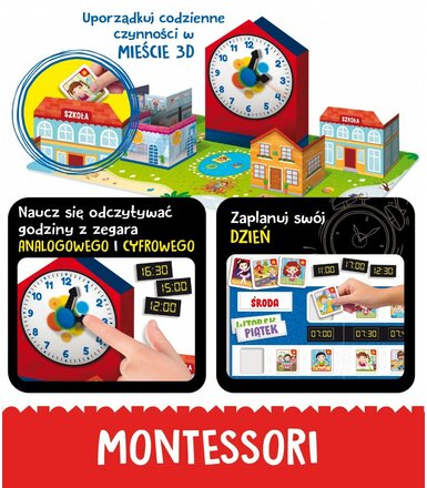 Montessori Mój Dzień. Naucz Się Planować! - 13893